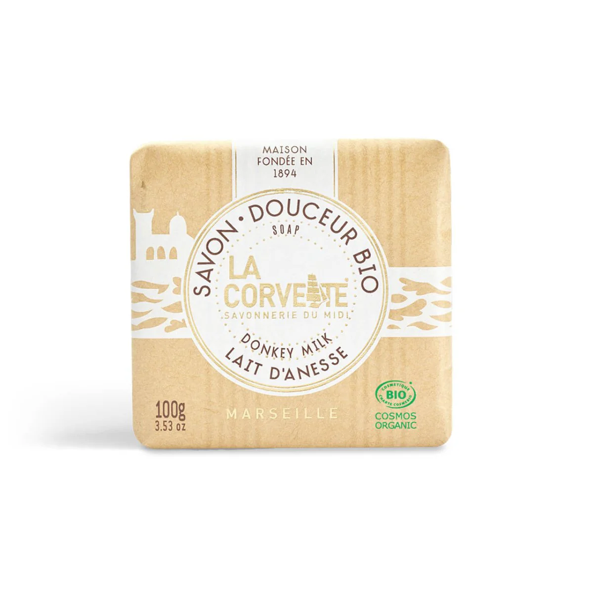 Savon Douceur Bio Lait d’ânesse – 100g - dès la naissance – Image 2