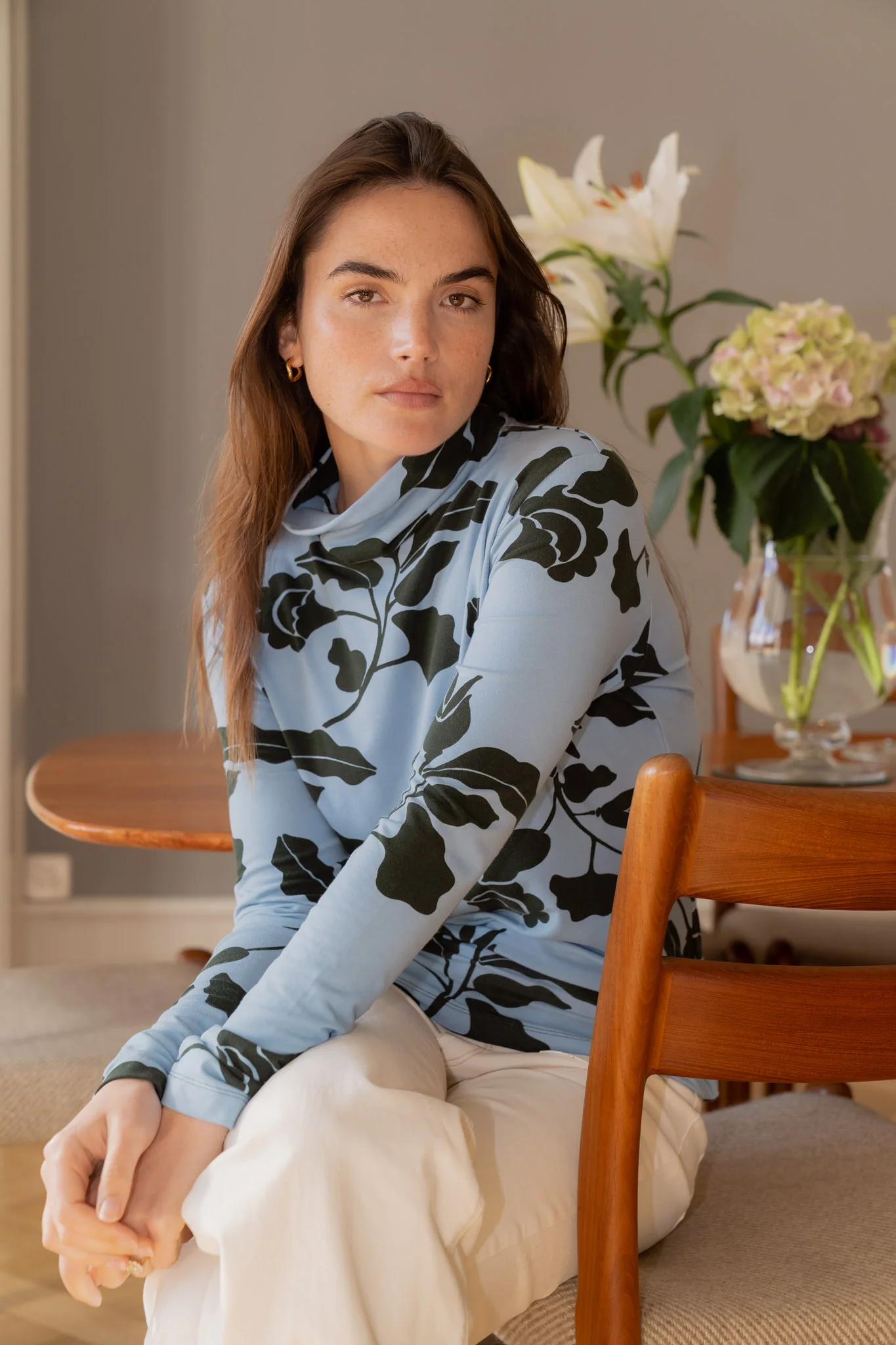 Mathilda - Top Femme Tokyo Bleu – Image 3