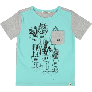 tshirt vert océan V254433